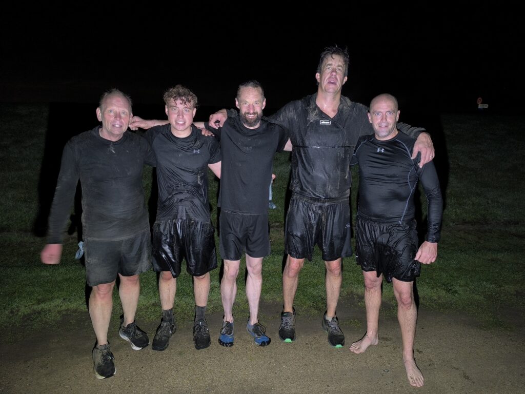 Military Fit team at end of session